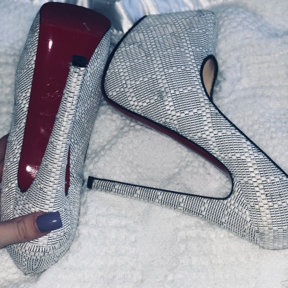 Christian Louboutin 6 and a half inch heels